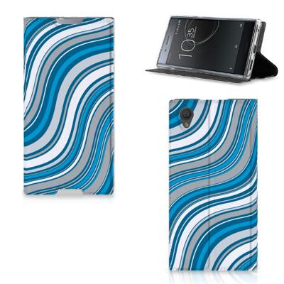 Sony Xperia L1 | Hoesje met Magneet | Waves Blue