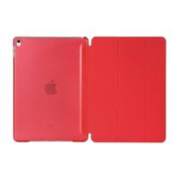Pure kleur samenvoegen horizontale Flip lederen case voor iPad Pro 10 5 inch/iPad Air (2019) met houder (rood)