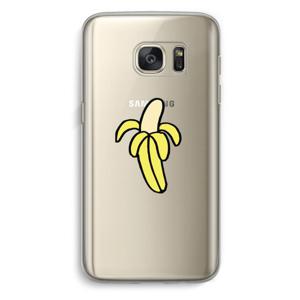 Banana: Samsung Galaxy S7 Transparant Hoesje