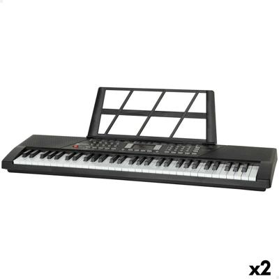 Elektronische piano Bontempi 75 x 20 x 22 cm (2 Stuks)