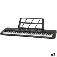 Elektronische piano Bontempi 75 x 20 x 22 cm (2 Stuks)