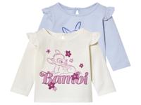 2 baby T-shirts (Bambi, 74/80)
