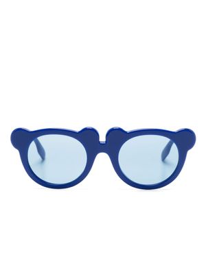 Burberry Kids lunettes de soleil à monture ourson - Bleu