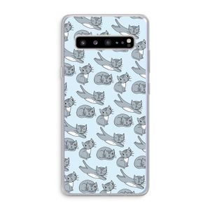 Poezen: Samsung Galaxy S10 5G Transparant Hoesje