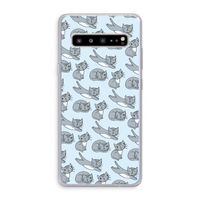 Poezen: Samsung Galaxy S10 5G Transparant Hoesje