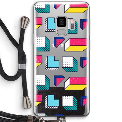 8-bit N°7: Samsung Galaxy S9 Transparant Hoesje met koord