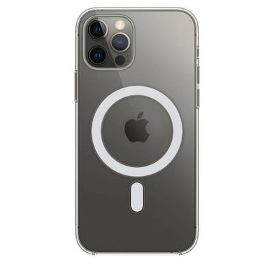 Lunso - Acryl Magsafe Softcase hoes - iPhone 12 Pro Max - Transparant