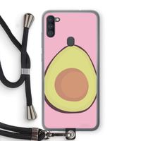 Avocado: Samsung Galaxy A11 Transparant Hoesje met koord Avocado: Samsung Galaxy A11 Transparant Hoesje met koord