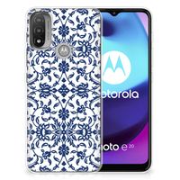 Motorola Moto E20 | E40 TPU Case Flower Blue