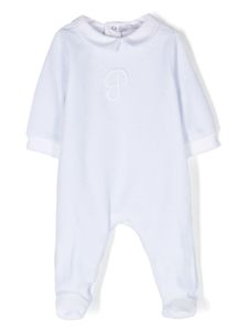 Patachou pyjama en coton mélangé à logo embossé - Bleu