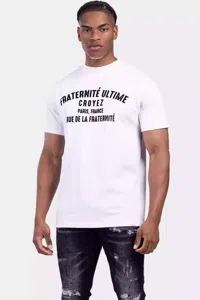 Croyez Fraternité V2 T-Shirt Heren Wit - Maat XL - Kleur: Wit | Soccerfanshop