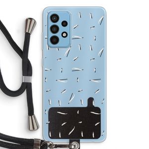Hipster stripes: Samsung Galaxy A52 Transparant Hoesje met koord