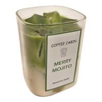 Mansion Atmosphere Geurkaars in glas merry mojito 6x8cm