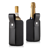 Vacu Vin Wijnkoeler met hengsel - Flexible Cooler - Sleeve - Artico Zwart