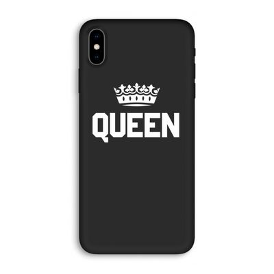 Queen zwart: iPhone XS Max Biologisch afbreekbaar hoesje