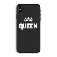 Queen zwart: iPhone XS Max Biologisch afbreekbaar hoesje