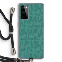 Swirls: OnePlus 9 Pro Transparant Hoesje met koord