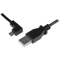 StarTech.com Micro-USB Oplaad en sync kabel M/M linksgehoekte Micro-USB 24 AWG 0.5 m - thumbnail