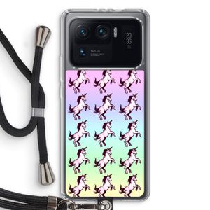 Musketon Unicorn: Xiaomi Mi 11 Ultra Transparant Hoesje met koord