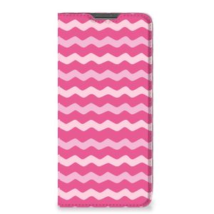 Xiaomi Redmi Note 11 Pro Hoesje met Magneet Waves Pink