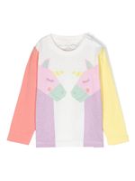 Stella McCartney Kids t-shirt en coton à imprimé graphique - Blanc