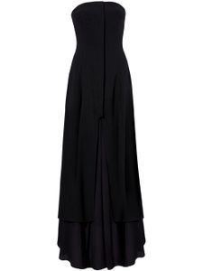 Proenza Schouler robe-bustier Danielle en crêpe - Noir