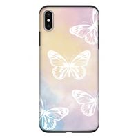 White butterfly: iPhone XS Max Tough Case