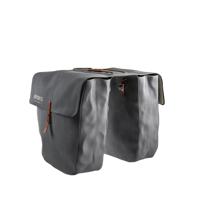 BROOKS fietstas dubbel brick lane grijs bruin