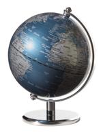 Globe troika 13cm blauw-groen