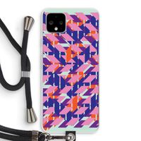 Skew Blush 3: Pixel 4 XL Transparant Hoesje met koord