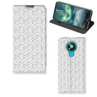 Nokia 3.4 | Hoesje met Magneet | Stripes Dots