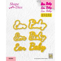 Nellie's Choice • shape die tekst baby 6st.