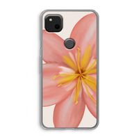 Pink Ellila Flower: Google Pixel 4a Transparant Hoesje