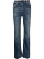 Stella McCartney mid-rise straight-leg jeans - Bleu - thumbnail