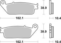 BREMBO Remblokken, voor de moto, Road Organisch 07HO3405