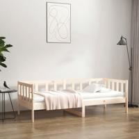 Slaapbank zonder matras 80x200 cm massief grenenhout
