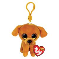 Ty Beanie boo's clip zuzu lightbrown dog, 7cm Ty Beanie boo's clip zuzu lightbrown dog, 7cm