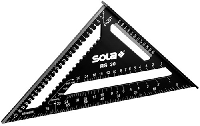 Sola rafter metrische winkelhaak 18cm zwart - 56160101