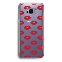 Lips: Samsung Galaxy S8 Plus Transparant Hoesje
