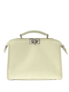 Fendi Pre-Owned petit à main Peekaboo I See U - Blanc