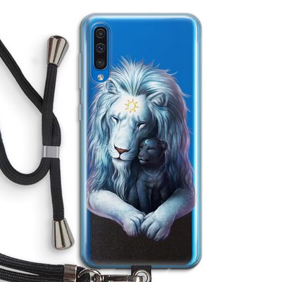 Child Of Light: Samsung Galaxy A50 Transparant Hoesje met koord