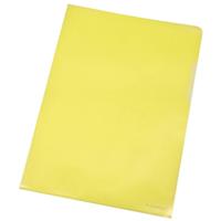 Q-CONNECT L-map, geel, 120 micron, pak van 10 stuks