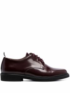 Thom Browne chaussures en cuir à lacets - Rouge