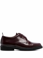 Thom Browne chaussures en cuir à lacets - Rouge - thumbnail