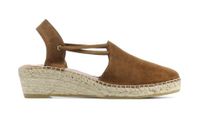 Viguera Dames Espadrilles in Suede (Cognac) - thumbnail