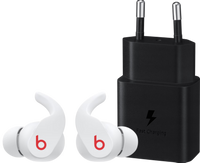 Beats Fit Pro Wit + Samsung Oplader 15W