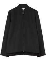 Jil Sander chemise à fermeture zippée - Noir