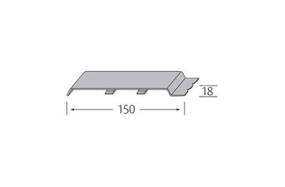 Stootvoegverbinding 150mm (voor rondkantpaneel) - VinyPlus