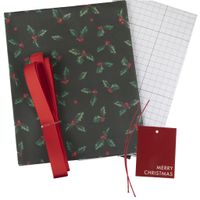 Kerst Cadeauverpakking Set Hulst