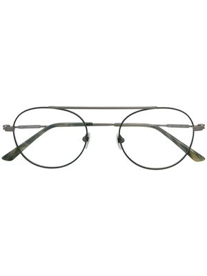 Calvin Klein lunettes de vue à monture ronde - Vert